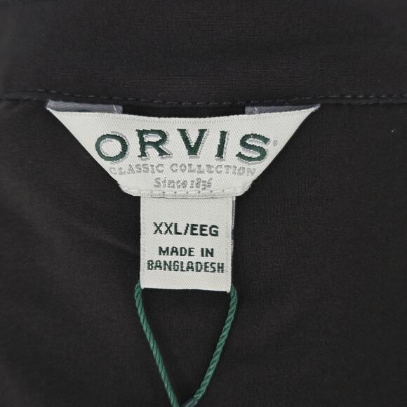 Orvis Dress Womens 2XL Black Henley Tie Waist Stretch Pockets Pack and Go New - Picture 3 of 16